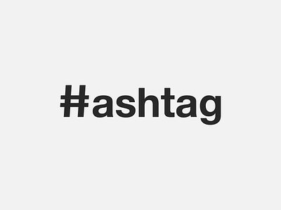Hashtag branding conceptual hashtag identity logo logotype mark symbol wordmark