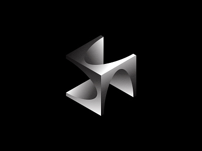 Arches + Blockchain blockchain brand brand and identity branding brandmark crypto geometric hexagon logo logo 3d logotype mark