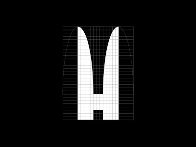 Hamilton and Hare - Grid brand and identity branding brandmark grid hamilton hare logo logodesign rabbit symbol