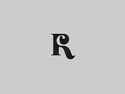 RC black brand branding brandmark c grey julius julius seniunas lettering letters logo logotype r seniunas symbol white