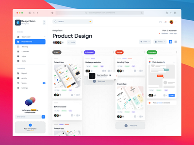Task management app dashboards design design team financial app illustration management minimalism task uiux