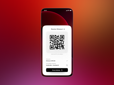 Crypto wallet system 🪙 app blockchain crypto decentralized application decentralzed finance defi design dex financial app minimalism uiux web3