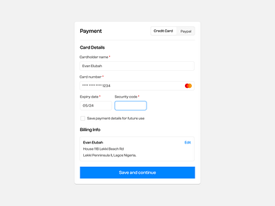 Payment Modal