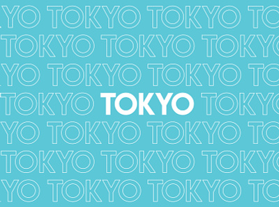 The Many Tokyos design graphic design tokyo typographic design typography typography design 東京