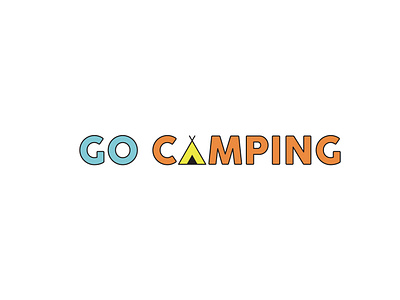 Go Camping (Cute Typography Design)