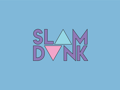 Slam Dunk creative typography graphic design typographic design typography typography design