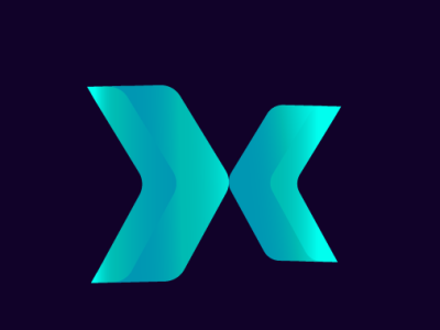 x and k logo logo mark