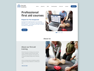 First_Aid app design desktop first aid landing landing page landing page design landingpage logo ui ux web web design webdesign website