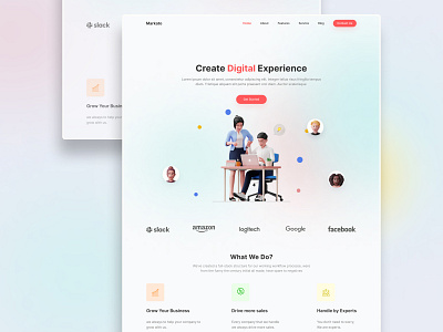 Digital Agency Landing Page