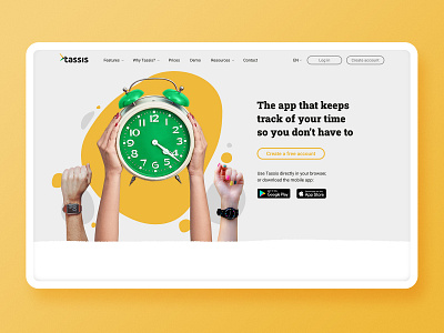 Tassis landing page