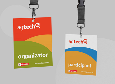 AgTechTM event badges agtechtm badges branding print design
