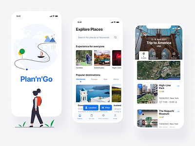 Travel Assistant mobile app design