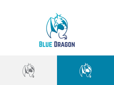 Flying Dragon Eagle Hawk Falcon Game Esport Team Logo