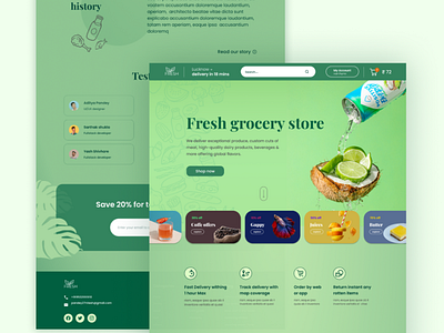 Ecommerce - Fresh grocery store