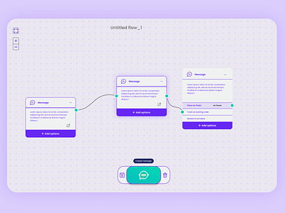 Flow builder - react note making app