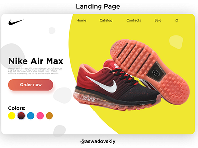 Landing Page for online store #dailyui #003