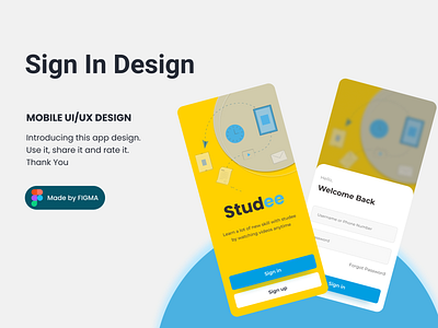 MOBILE SIGN IN DESIGN app design illustration mobile mobile app mobile sign in mobile ui ui uidesign uiux