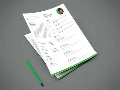 Resume/CV Template Design animation branding cv design cv resume template design illustration resume typography vector web