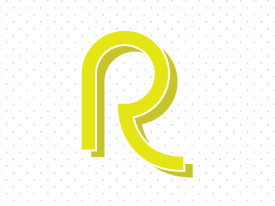 The Letter R design letter typography