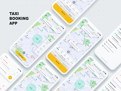 Taxi Booking App ios iphone pickme taxi uber userinterface ​inspiration ​mobile ​userexperience