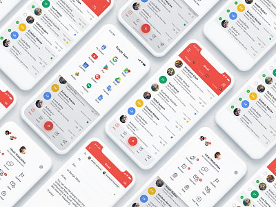 Gmail App app application chat gmail google mobile ui userinterface ux