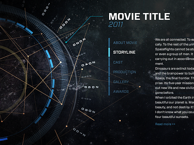 Movies history timeline interactive movies sci fi space timeline ui