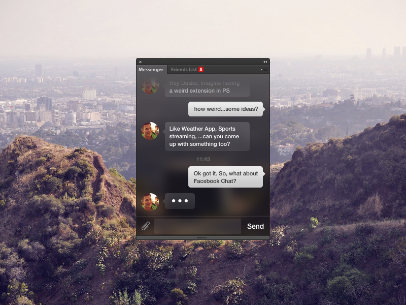 The 1st Messenger For Photoshop By Tomas Jasovsky On Dribbble