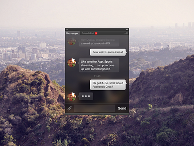 The 1st Messenger for Photoshop app chat extension messenger photoshop