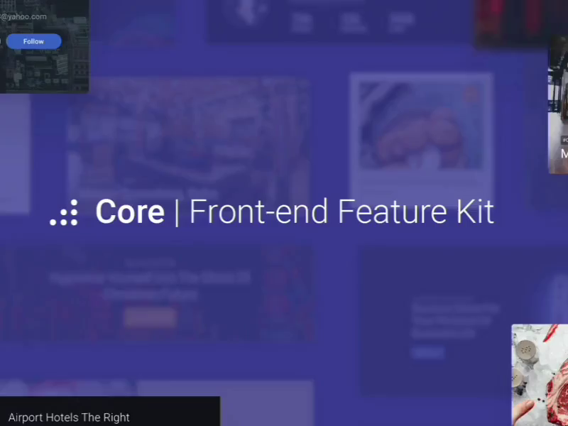 CORE Frontend Feature Kit from Mason by Tomas Jasovsky on Dribbble