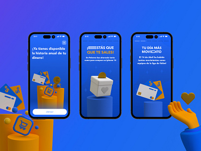 Concept of your annual financial history in your bank app 3d animation app bankapp blockchain crypto design figma motion graphics octonerender productdesign ui ux