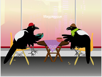 Hipster magpies