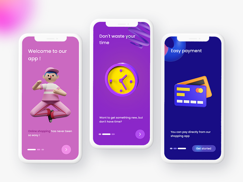 Shopping App Welcome Screen Design By Nini Kvinikadze On Dribbble