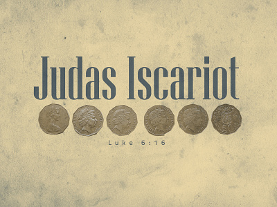 Judas Iscariot church church design church graphics design graphics