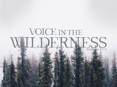 Voice in the Wilderness church church design church graphics church sermon design graphics