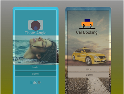 andriod mobile screens app design logo ui ux