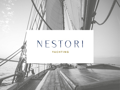 Nestor Yachting adobe illustrator brand identity logo design social media branding social media design typography