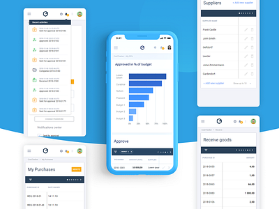 CostTracker - a Cloud-Based FinTech Platform app design app development branding budget cost management design finance fintech fintech app illustration logo ui ux vector web app