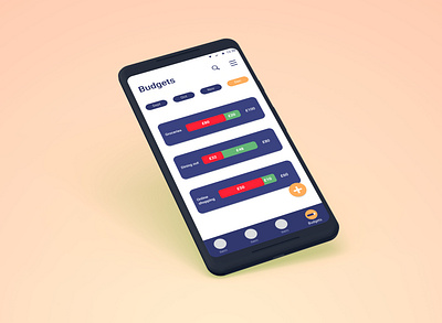 Budgeting feature for banking mobile app budgeting design featue figma mobile app mobile banking app prototype ui uidesign ux ux design