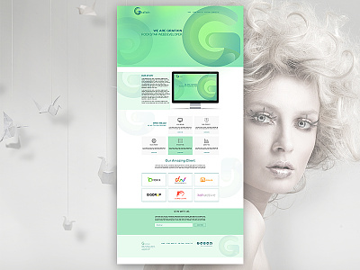 Grafixin Homepage colorful grafixin minimal new ui ux webdesign