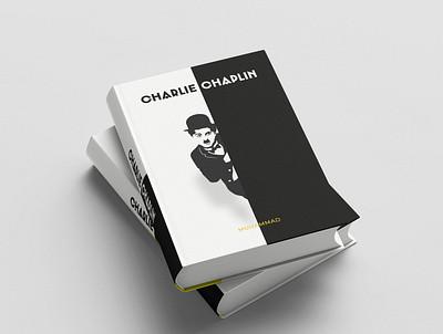 charli chaplin Book Mockup book cover design branding logo typography vector