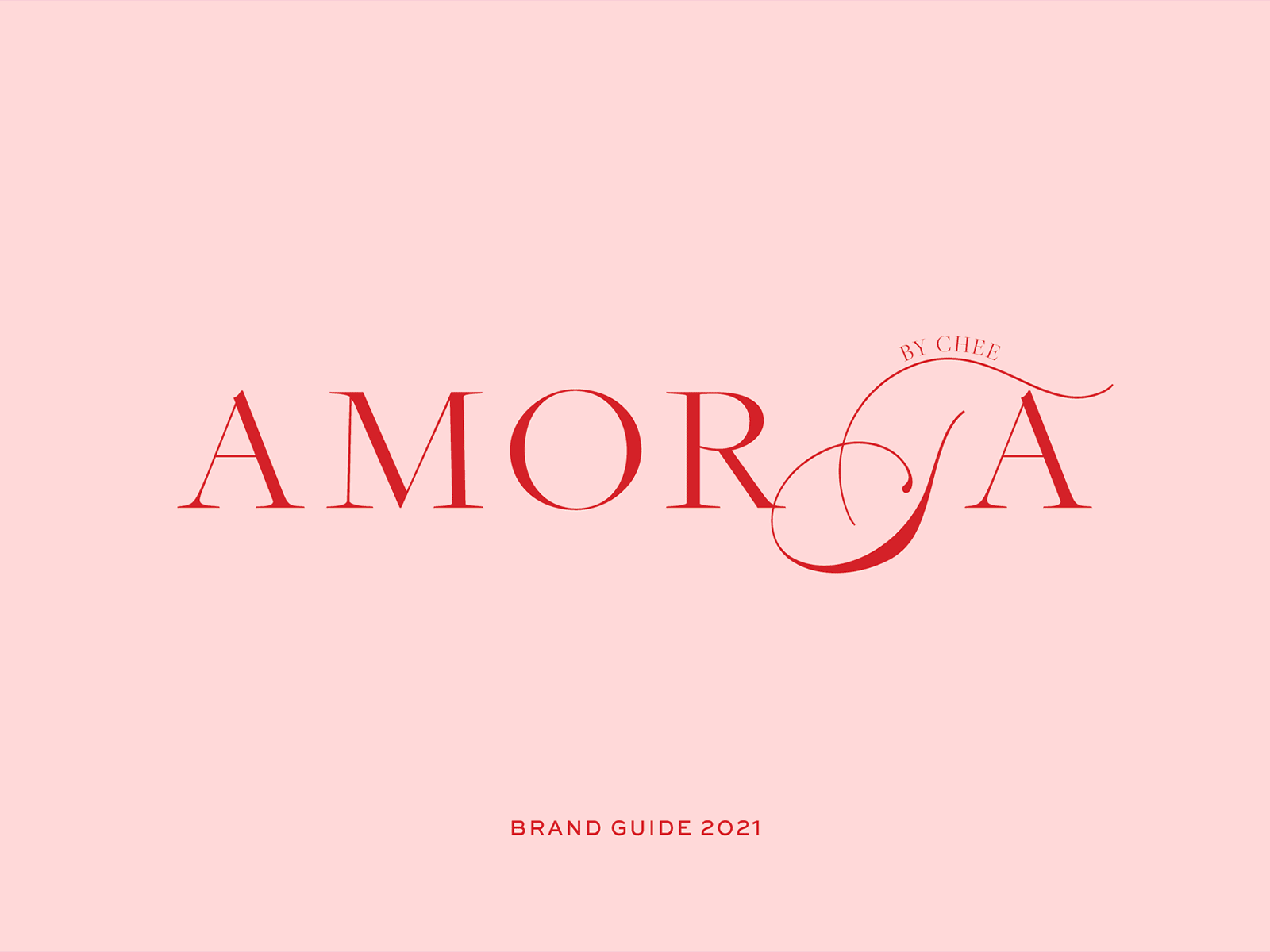 AMORTA BY CHEE - Brand Guide I brand analysis brand guide brand guidelines brand strategy branding colour theory design graphic design illustration logo logo design typography