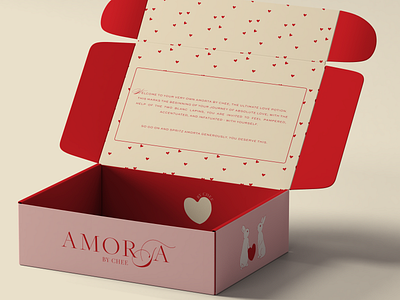 AMORTA BY CHEE PACKAGING : BOX II branding branding identity design graphic design illustration logo logo design packaging design product design typography