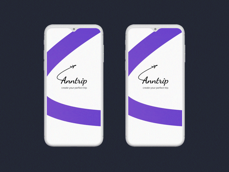 Travel mobile app | Anntrip animation branding liquid swipe mobile app motion graphics travel app ui ux