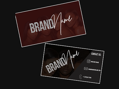 Business Card Design Sample branding business card design minimal typography