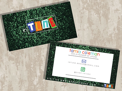 Business Card Design branding business card design minimal typography