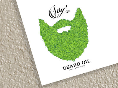 Beard Oil Company Logo branding design illustration logo minimal typography