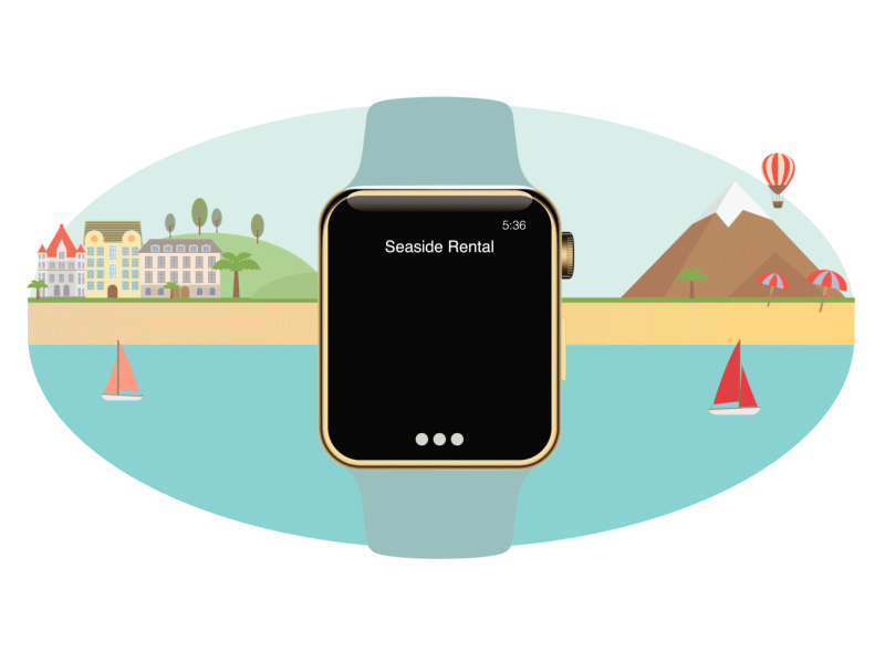 Apple Watch Animation after effects animation apple watch flat design ui wearable