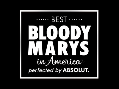 Absolut Best Bloody Marys Logo absolut alcohol logo typography