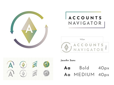 Accounts Navigator - Logo Design branding icon idenity identitydesign illustration logo logo design logotype typography vector