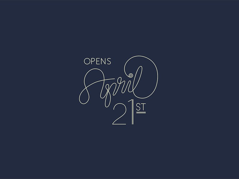 April 21st animation lettering typography